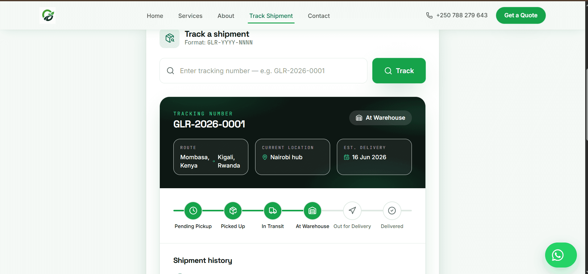 Green Logistics Rwanda